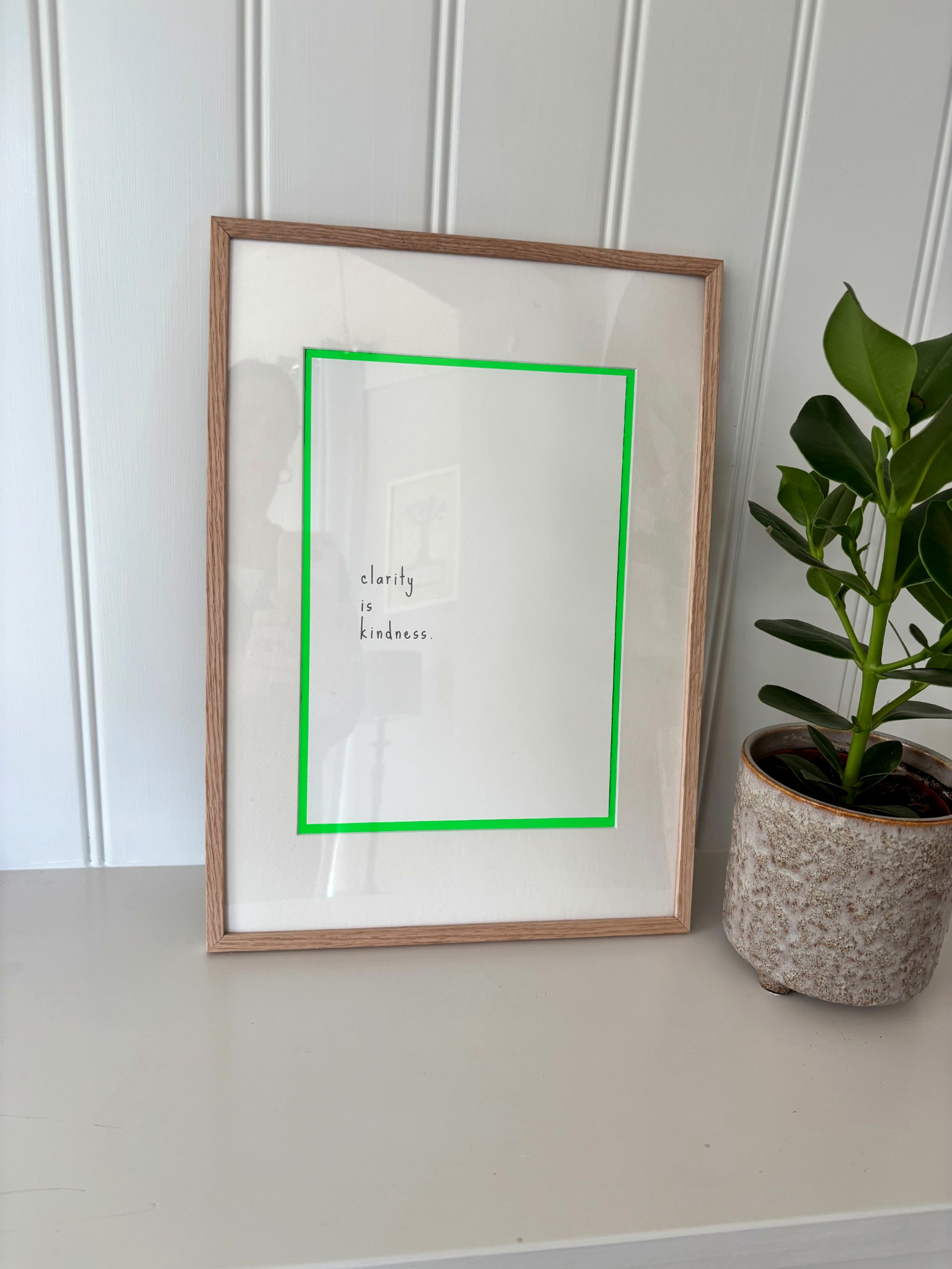 clarity is kindness print
