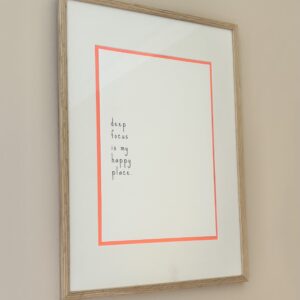deep focus is my happy place print
